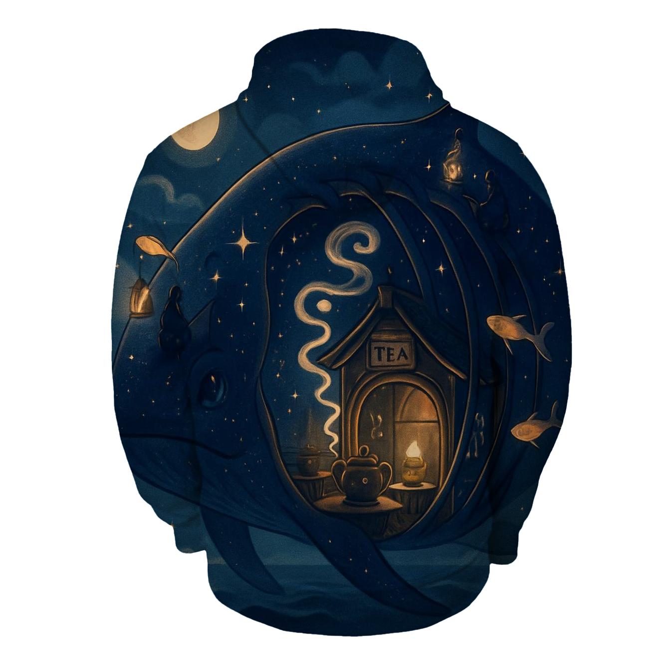 Starwhale Tea House graphic hoodies