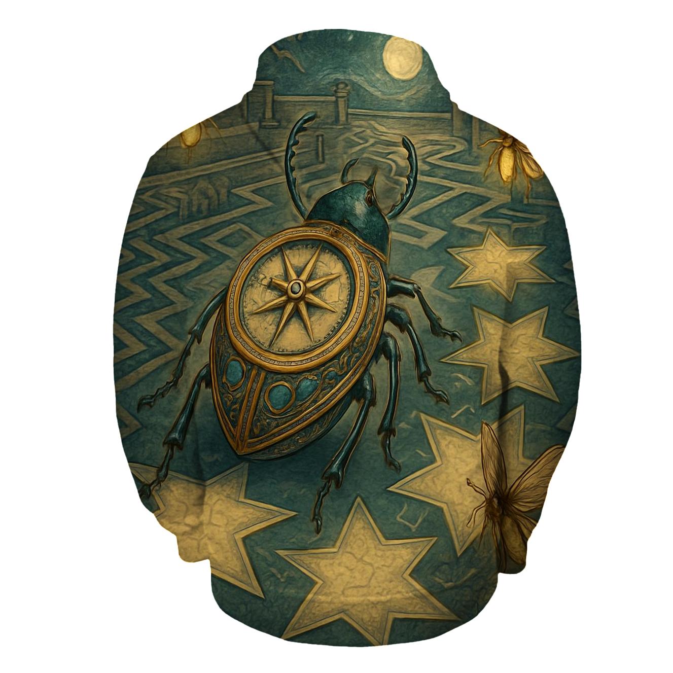 Gilded Compass Beetle custom hoodies