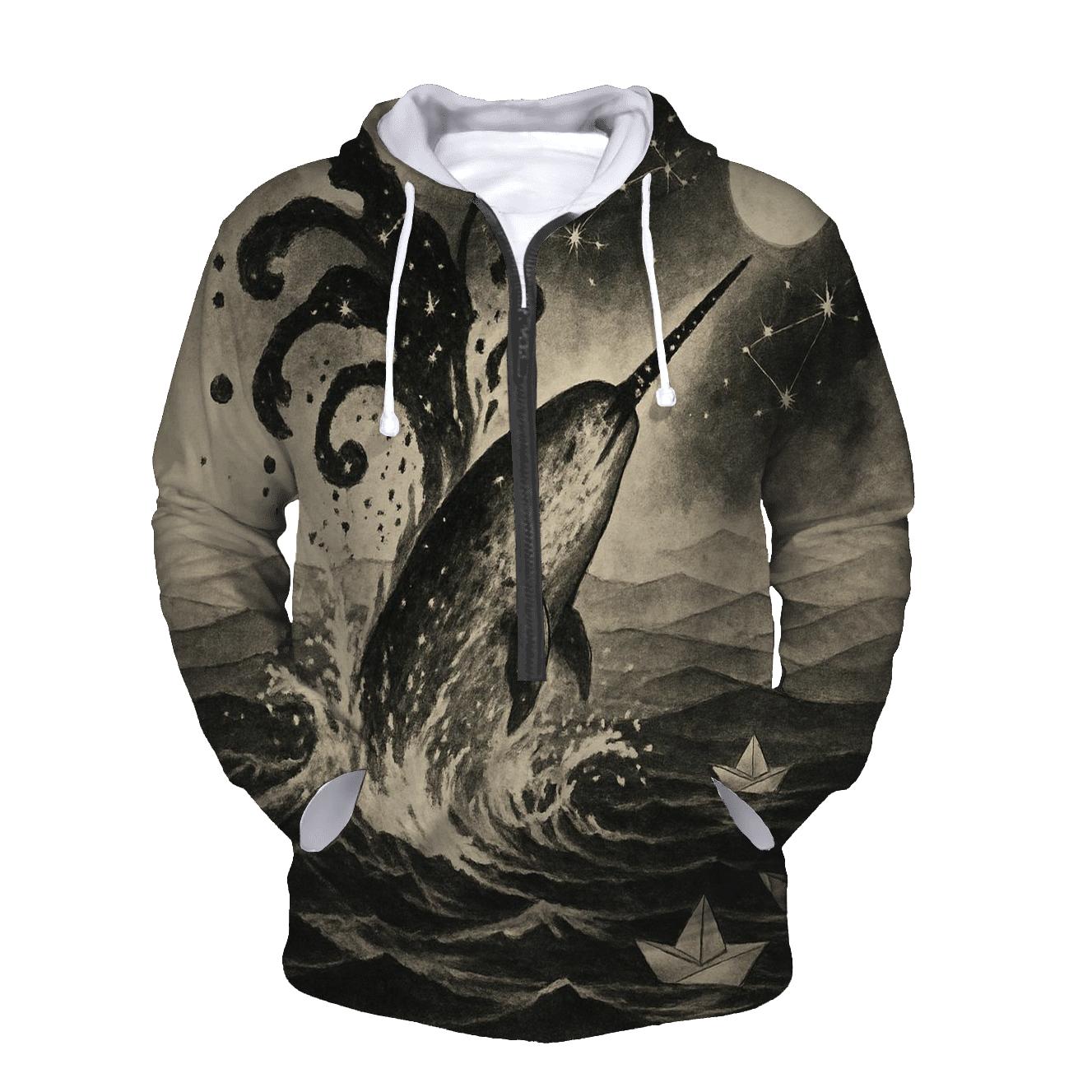 Inkstorm Narwhal hoodies fashion