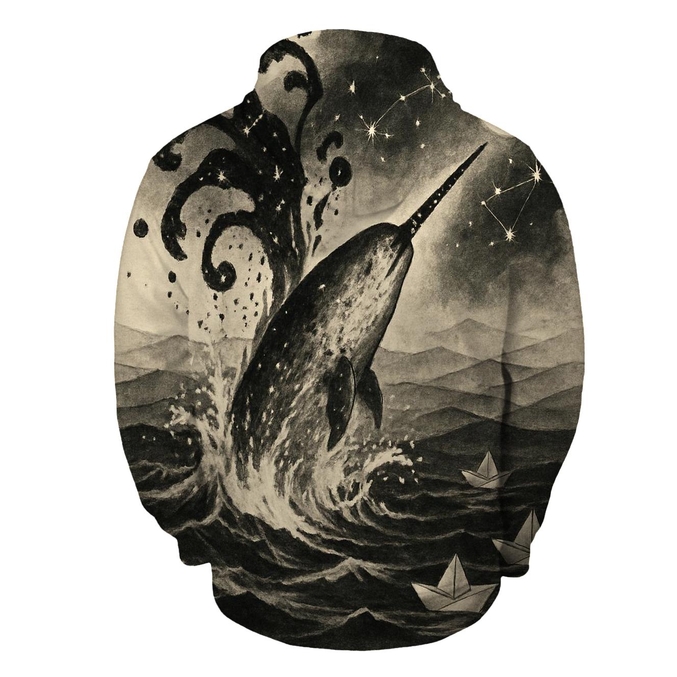 Inkstorm Narwhal hoodies fashion