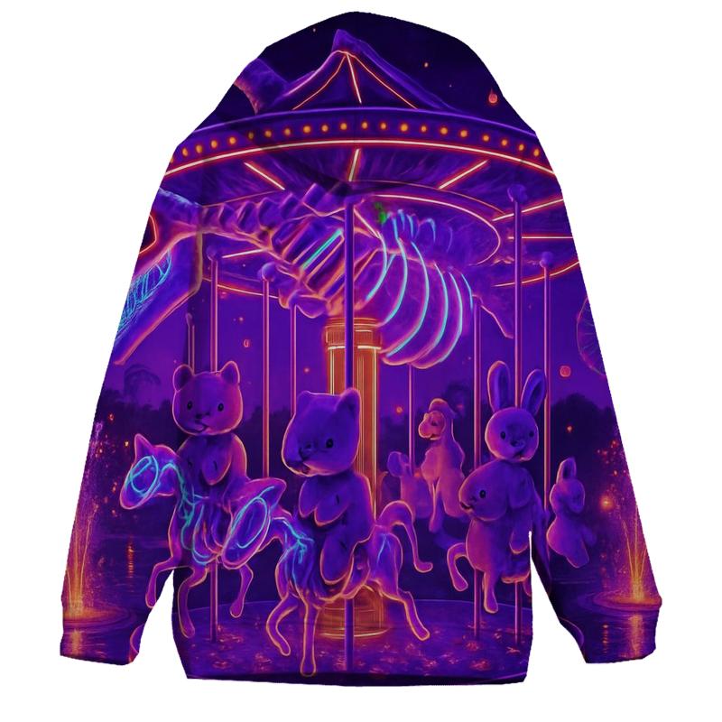 Neon Carousel Leviathan lightweight hoodies