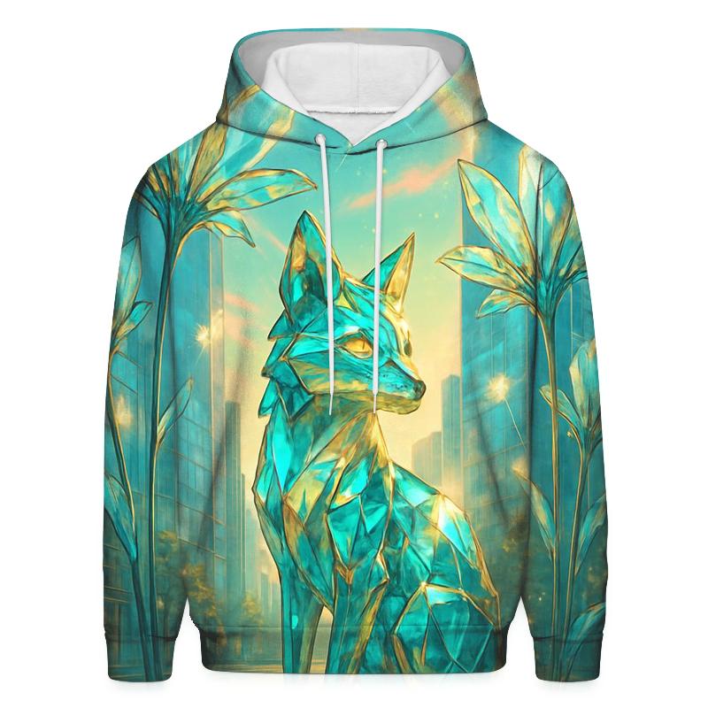 Crystalline City Foxglove premium hoodies