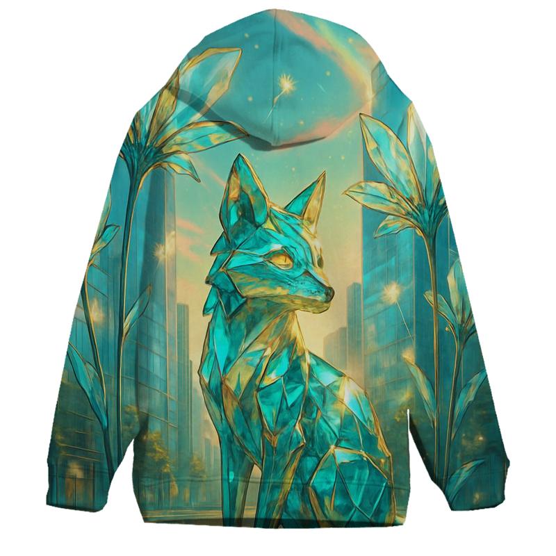 Crystalline City Foxglove premium hoodies