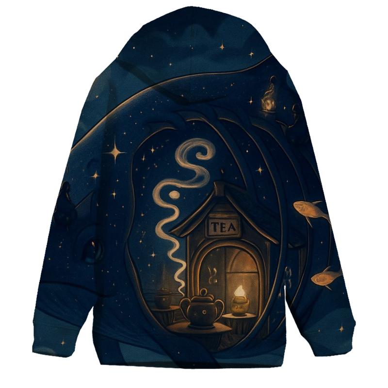 Starwhale Tea House pullover hoodies