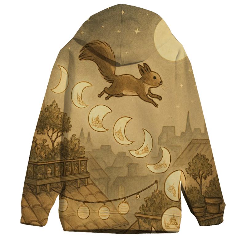 Lunar Paper Trail Squirrel hoodie designs