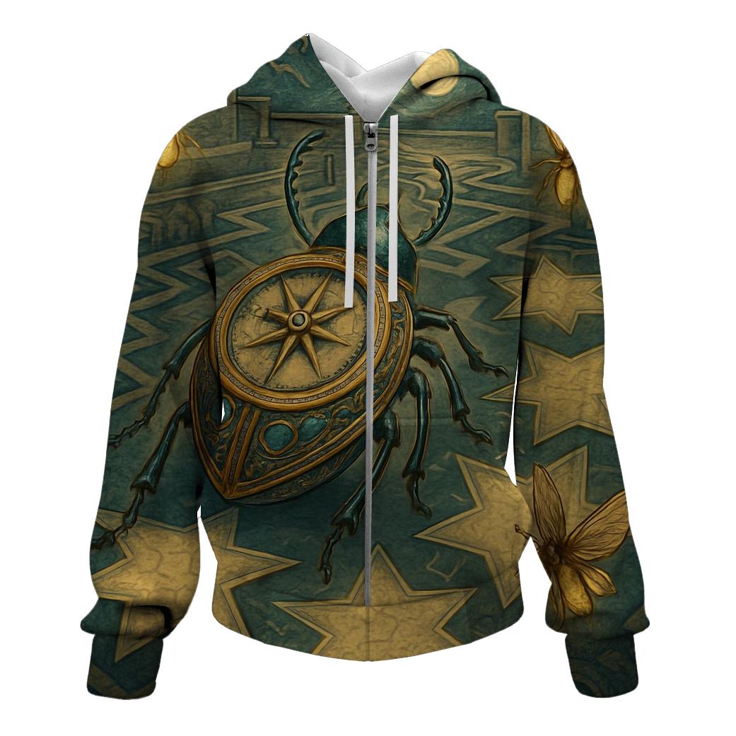 Gilded Compass Beetle hoodie designs
