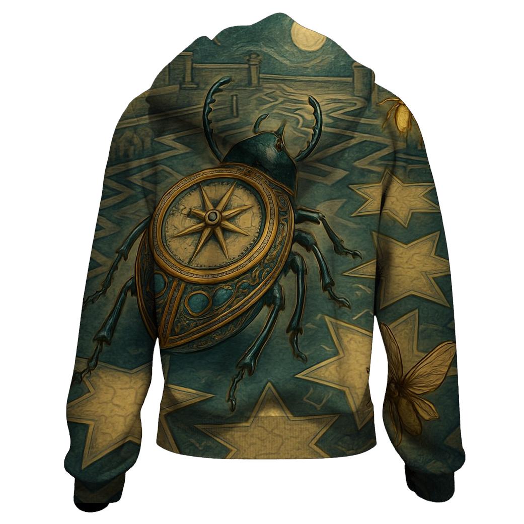 Gilded Compass Beetle hoodie designs