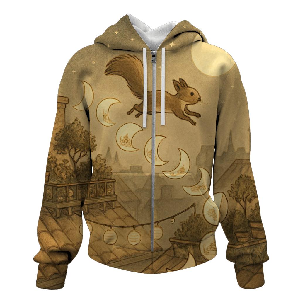 Lunar Paper Trail Squirrel hoodies fashion