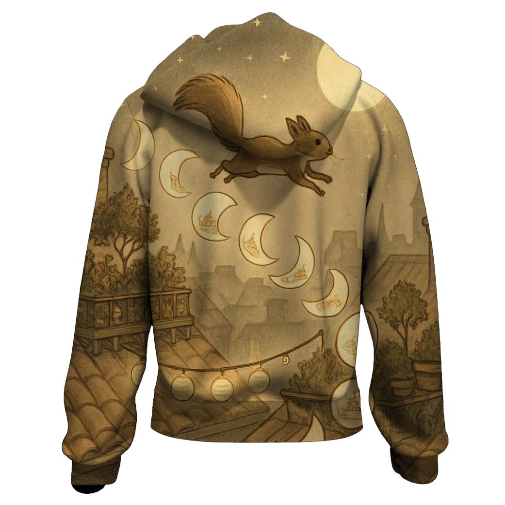 Lunar Paper Trail Squirrel hoodies fashion
