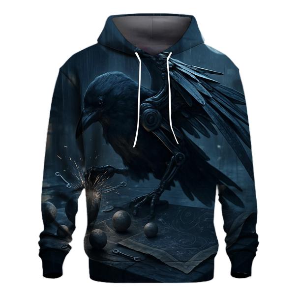 Starlit Mechanic Raven lightweight hoodies
