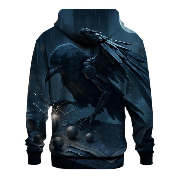 Starlit Mechanic Raven lightweight hoodies