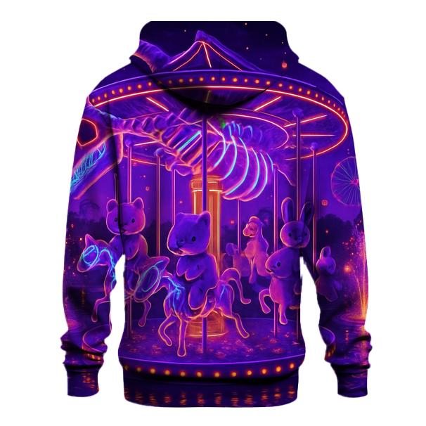 Neon Carousel Leviathan designer hoodies