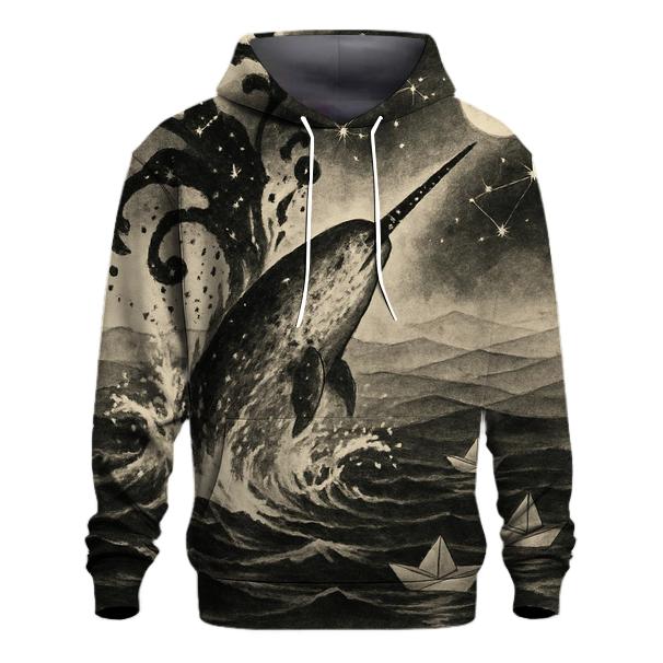 Inkstorm Narwhal lightweight hoodies