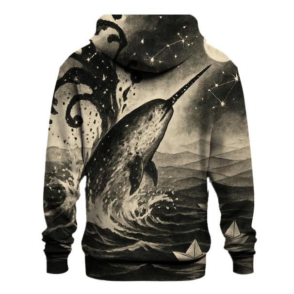 Inkstorm Narwhal lightweight hoodies