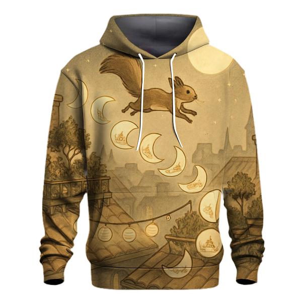 Lunar Paper Trail Squirrel designer hoodies