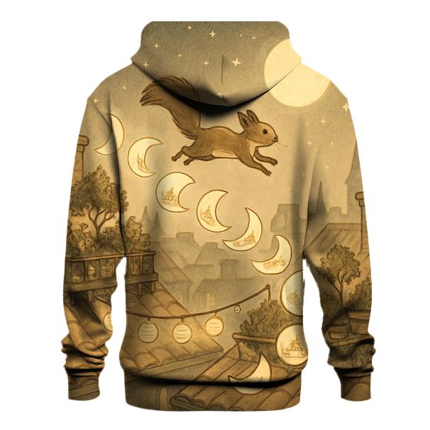 Lunar Paper Trail Squirrel designer hoodies