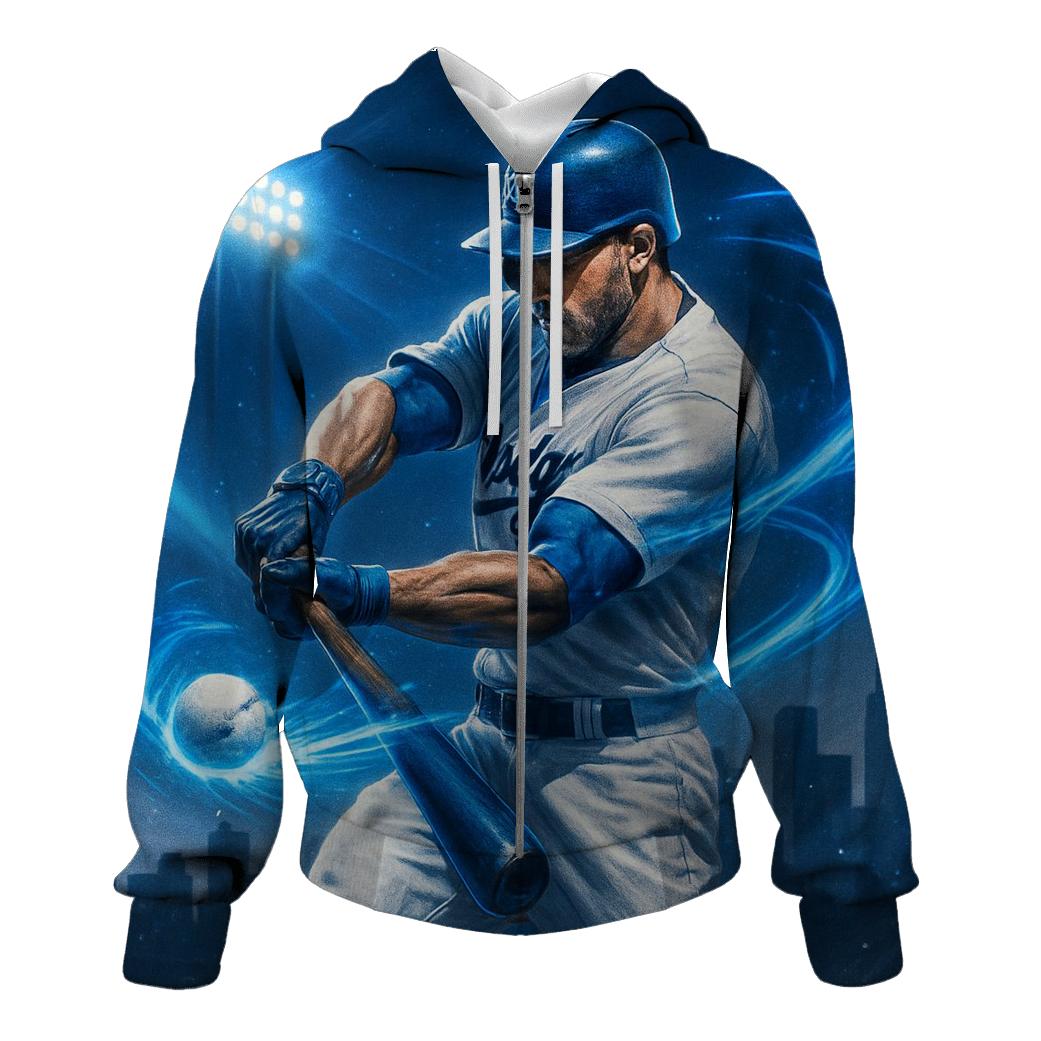 Blue Energy Swing lightweight hoodies