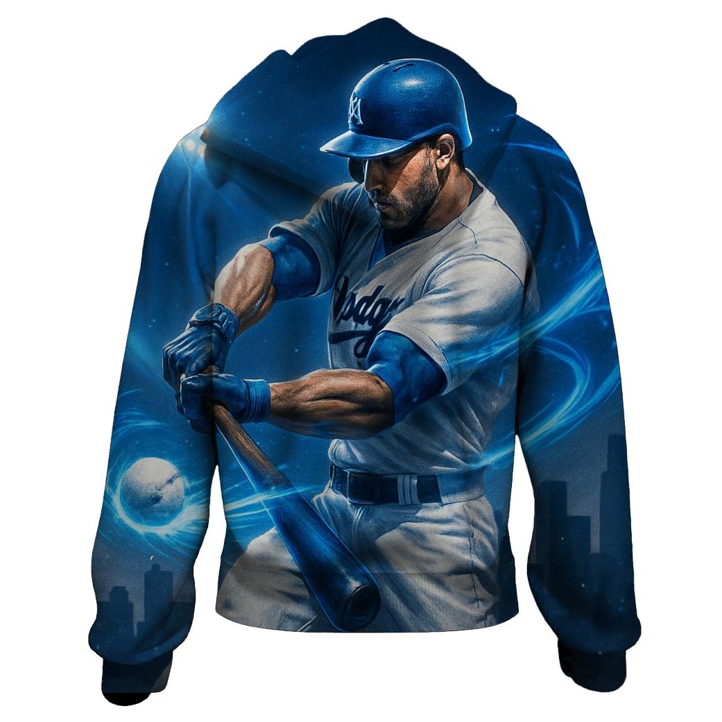 Blue Energy Swing lightweight hoodies