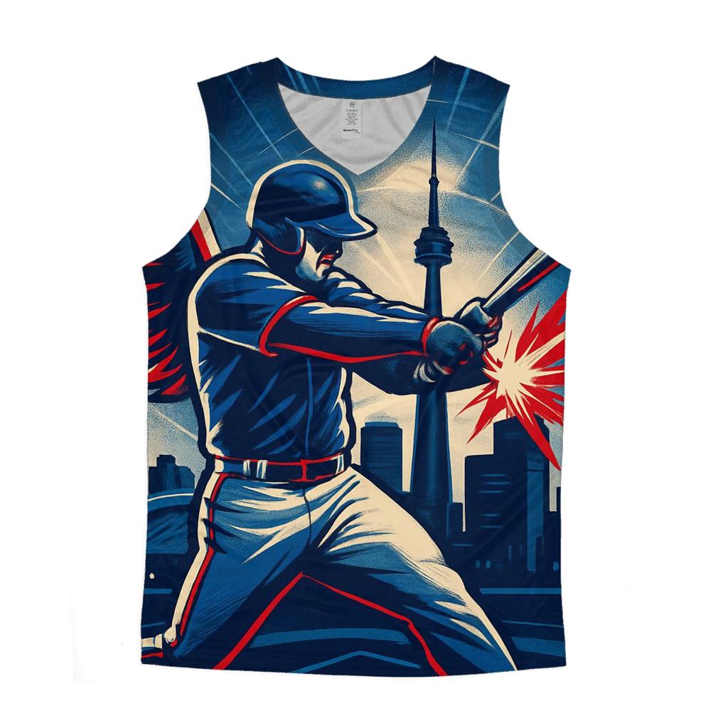 Skyline Swing Blue Jays Edition trendy fitted tank tops