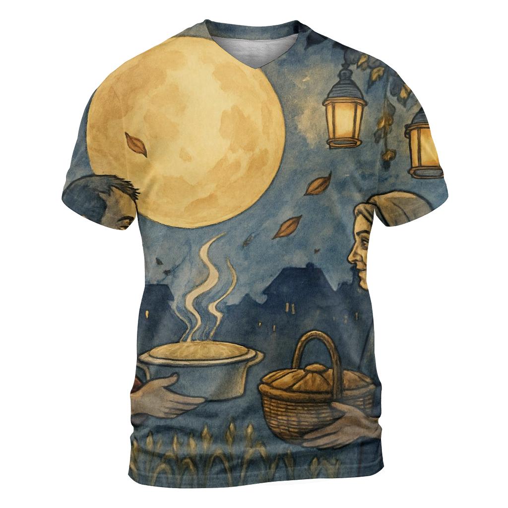 Harvest Moon Potluck unique graphic print tees
