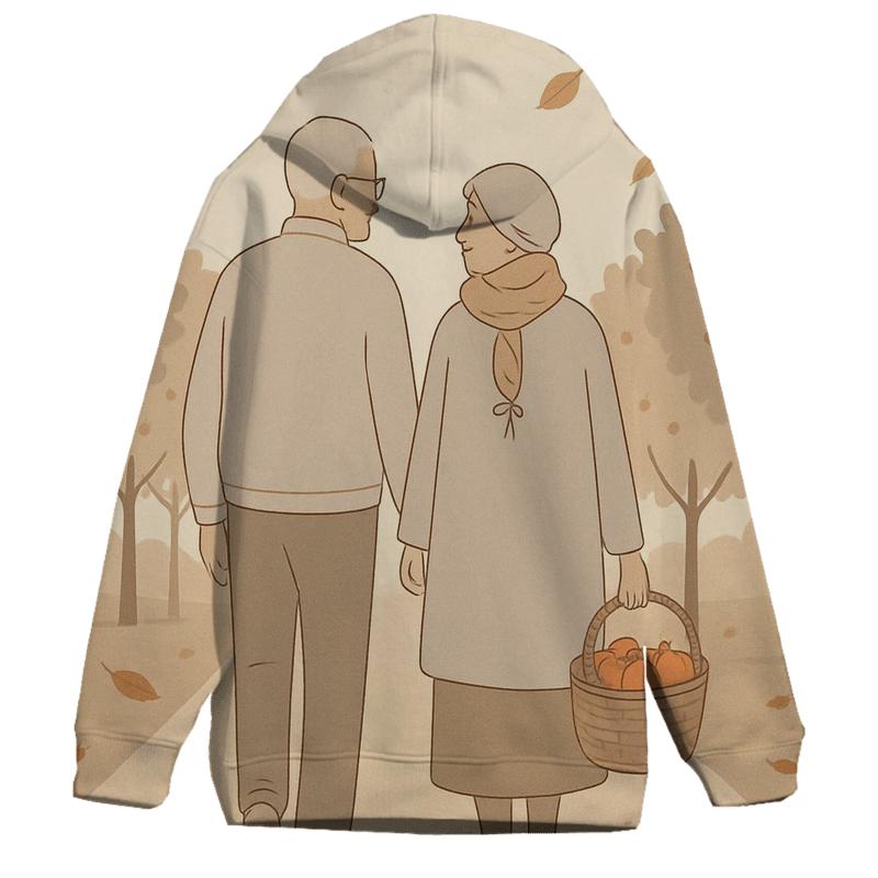 Thankful Orchard Stroll premium hoodies