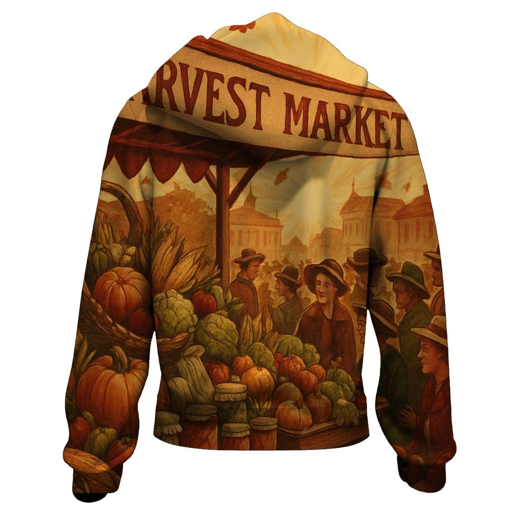 Cornucopia Cosmo Market printed hoodies