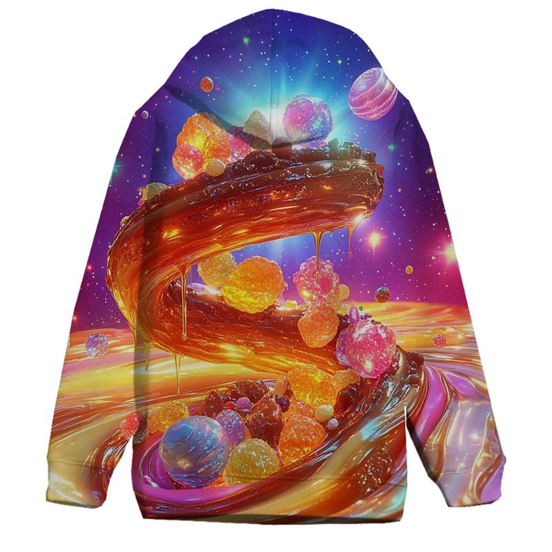 Galaxy Candy Cascade zip-up hoodies