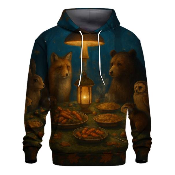 Woodland Banquet Under Stars pullover hoodies