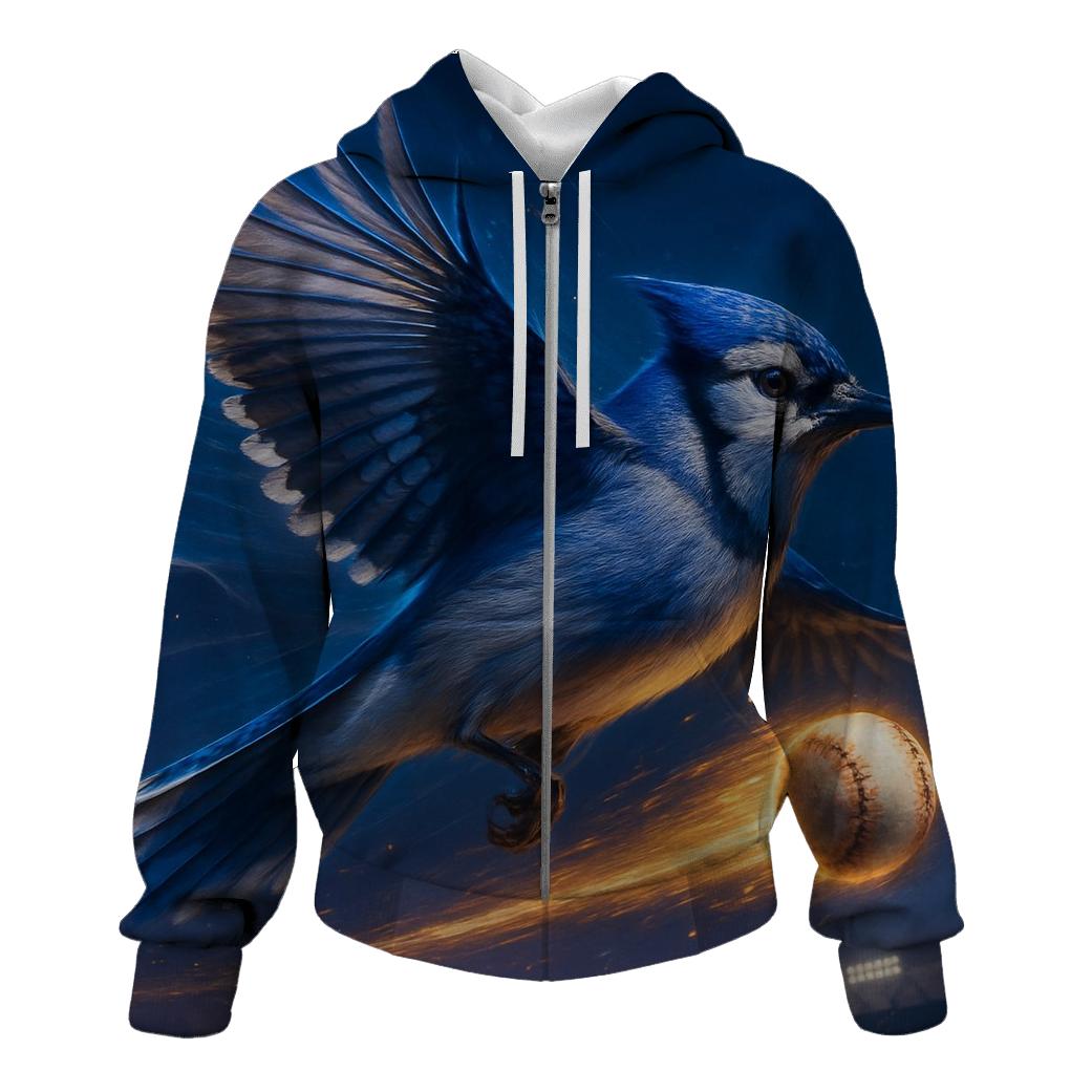 Blue Jays Flight Line embroidered hoodies