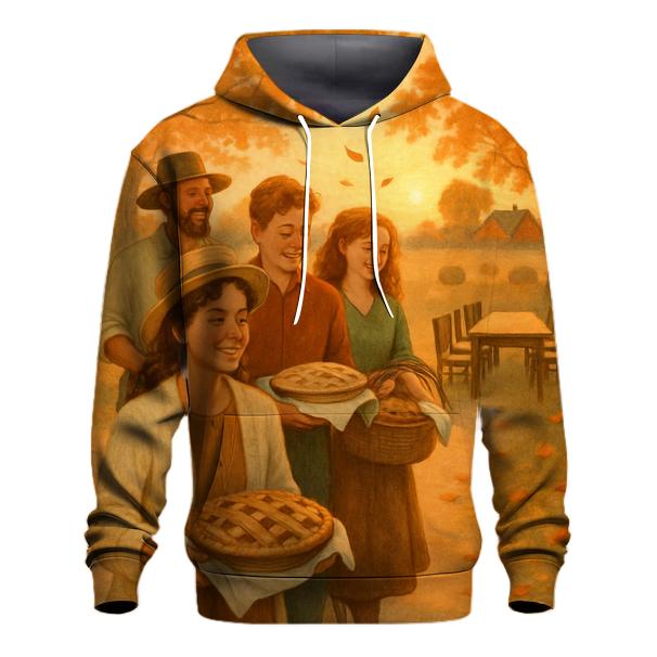 Sunset Pie Pilgrimage embroidered hoodies