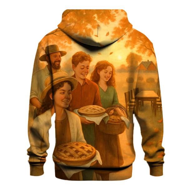 Sunset Pie Pilgrimage embroidered hoodies