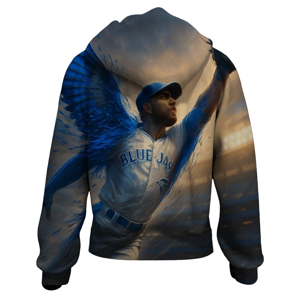 Blue Jays Winged Catch At Dusk hoodie designs