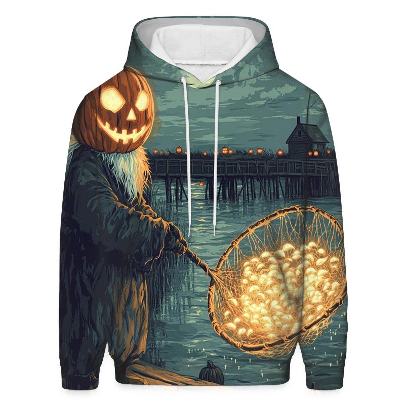 Halloween Lantern Fisher premium hoodies