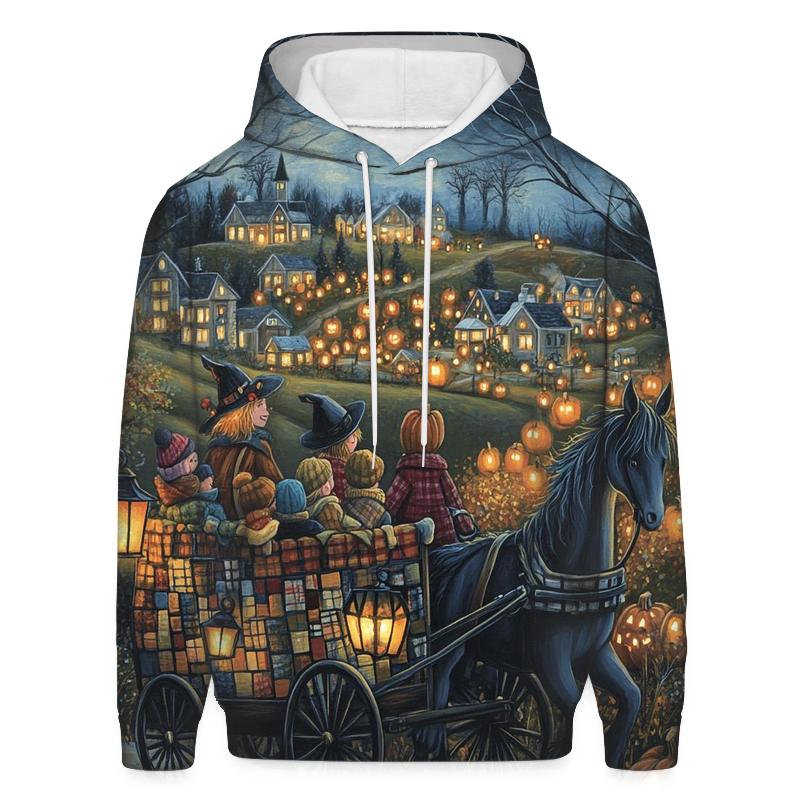 Midnight Hayride Haunted heavyweight hoodies