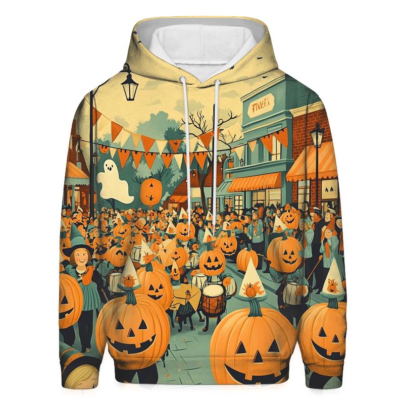 Pumpkin Parade Spooky-Procession designer hoodies