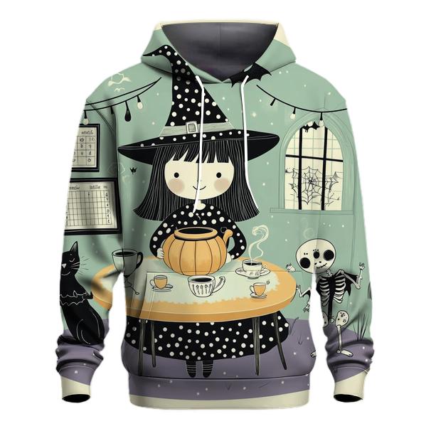 Witchs Tea Party Spooky Edition graphic hoodies