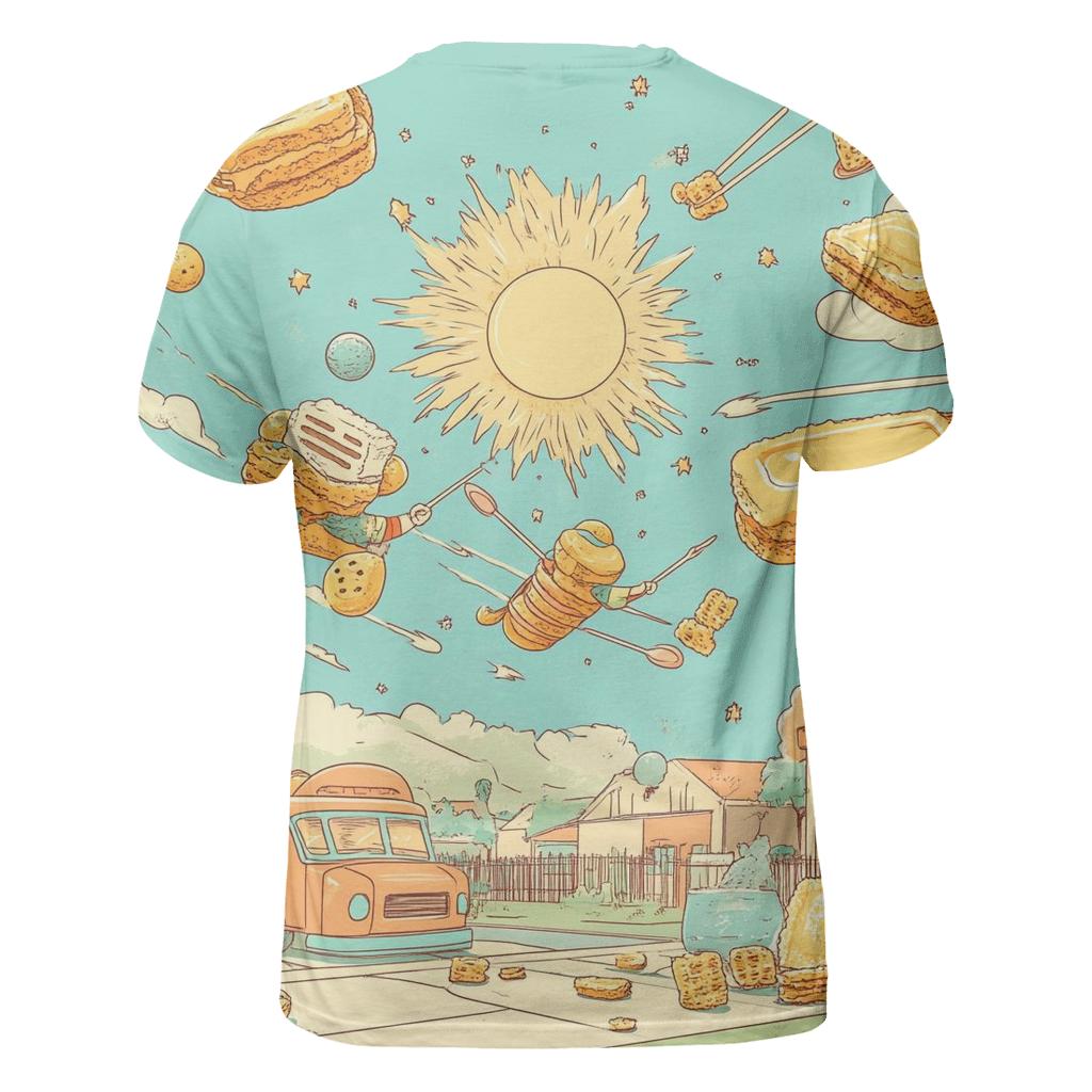 Boomerang Breakfast Heroes custom all-over print shirts