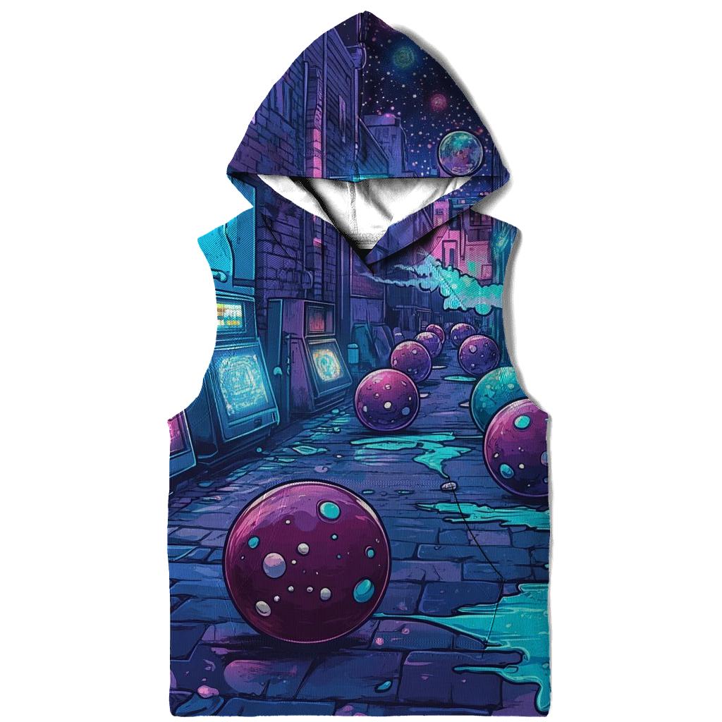 Graffiti Galactic Gumball Gang printed hoodies