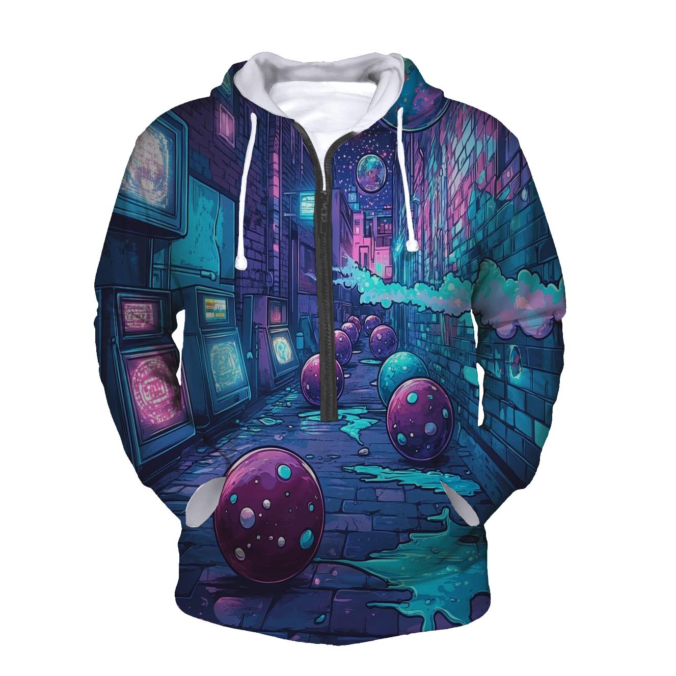 Graffiti Galactic Gumball Gang premium hoodies
