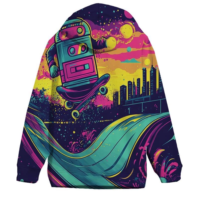 Neon Soda Skate Riot custom hoodies