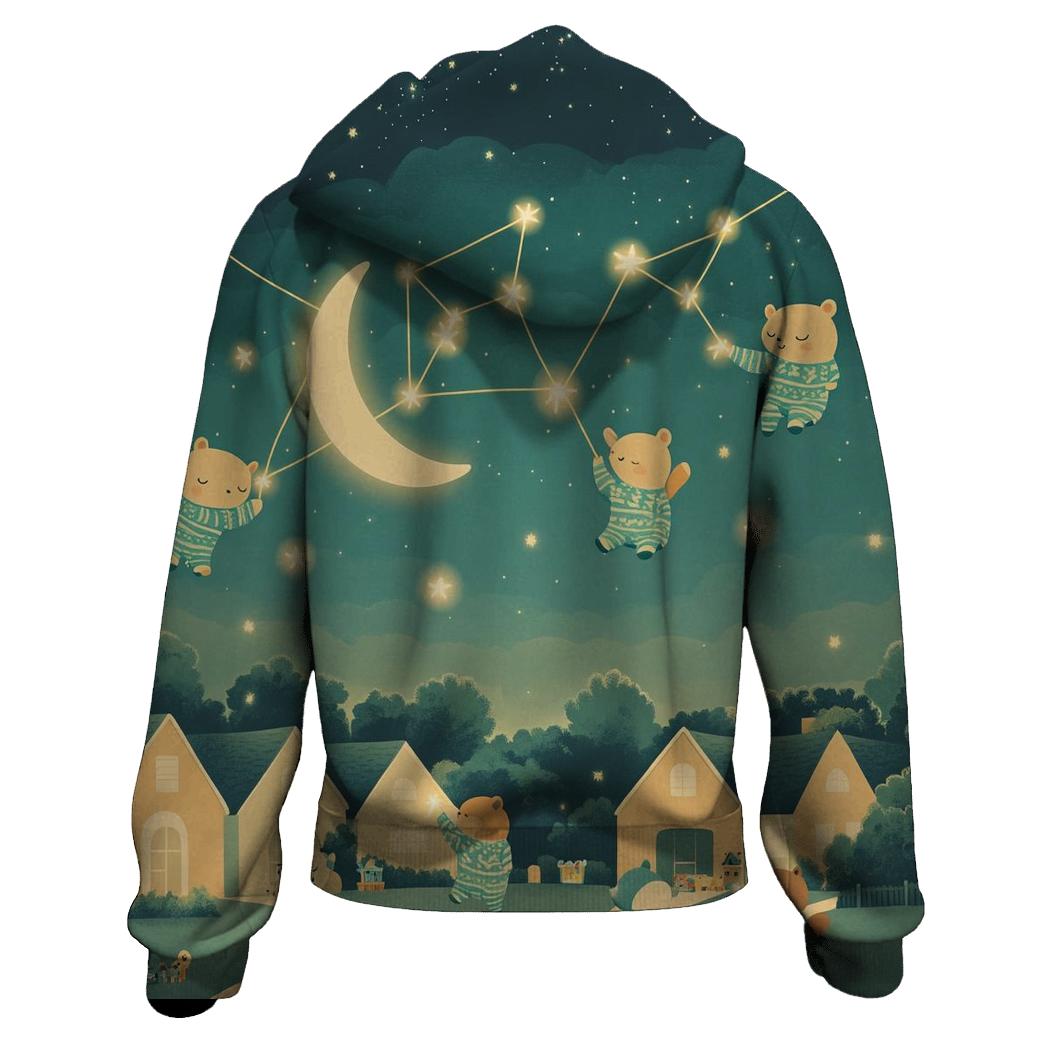 Late Night Cartoon Constellation hoodie styles
