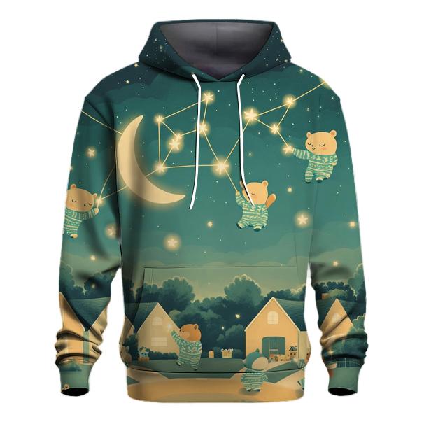 Late Night Cartoon Constellation custom hoodies