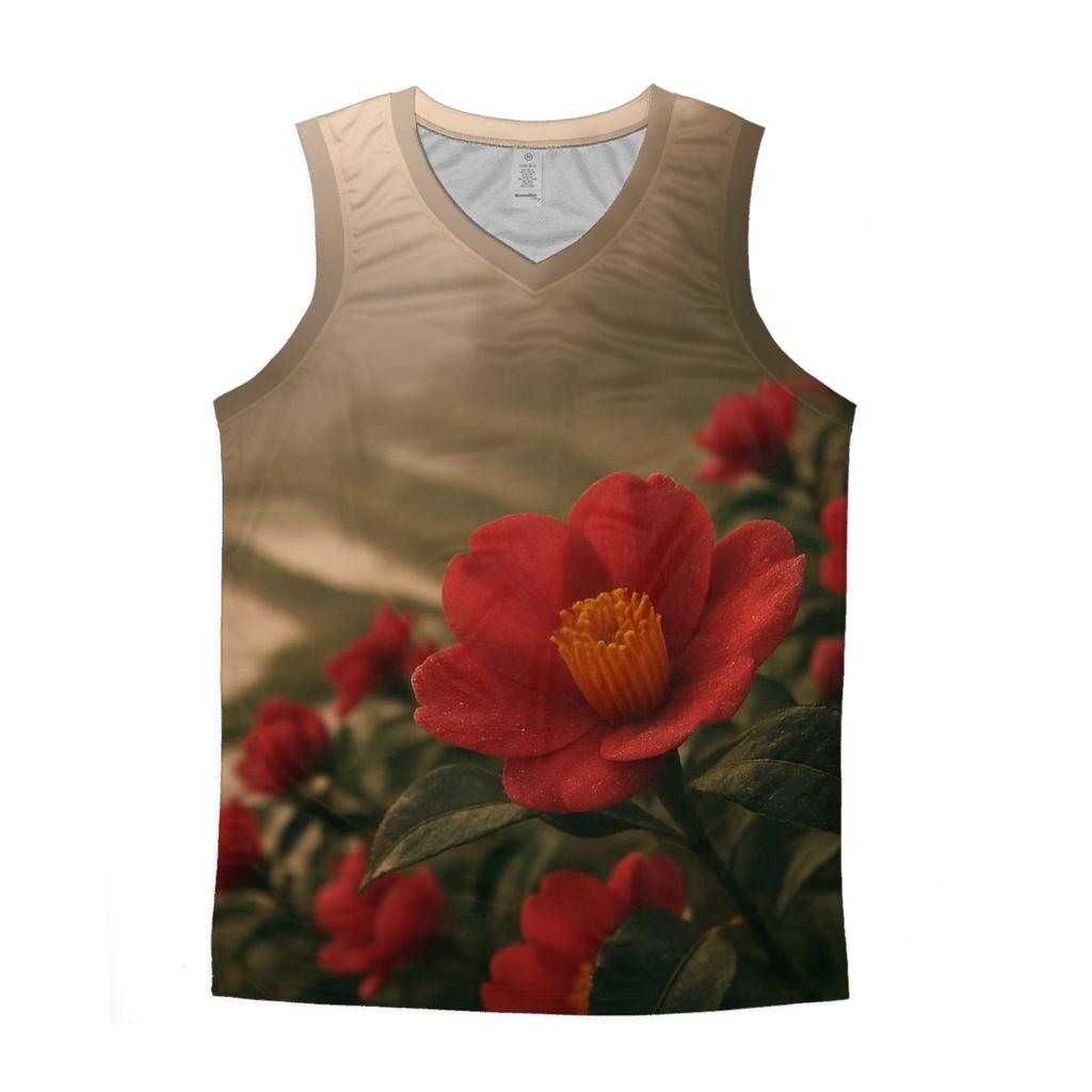 Dawn Camellia Terrace stylish racerback tanks