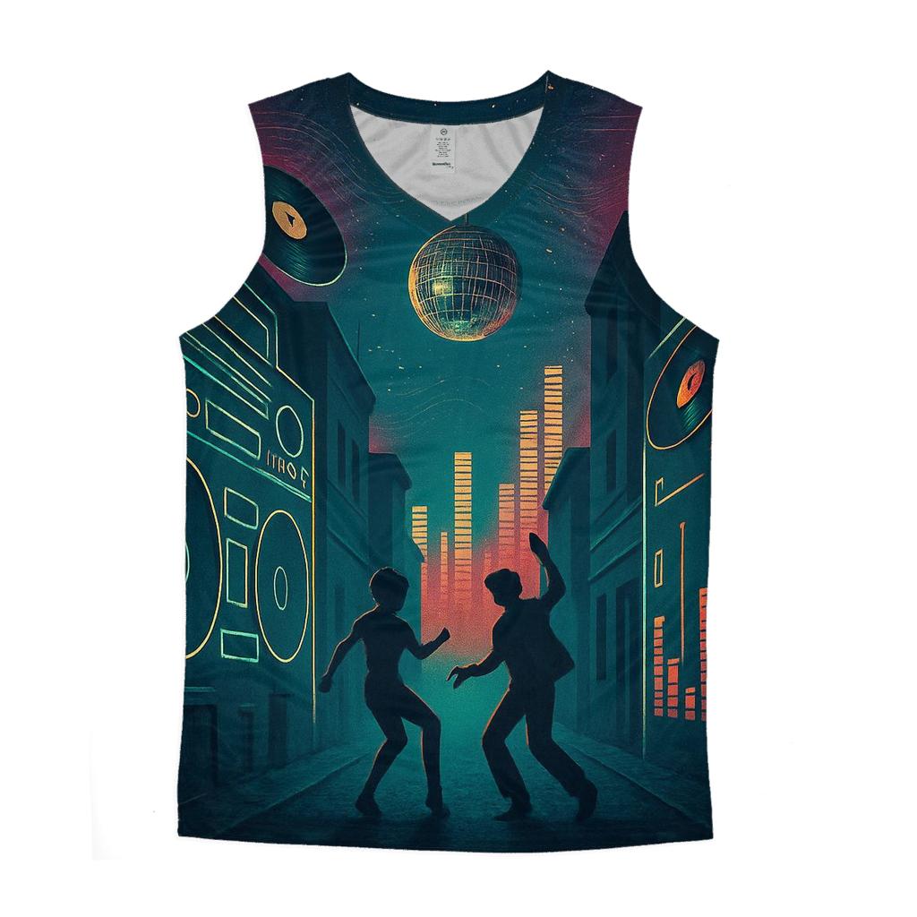 Starlit Boombox Alley cotton sleeveless tops
