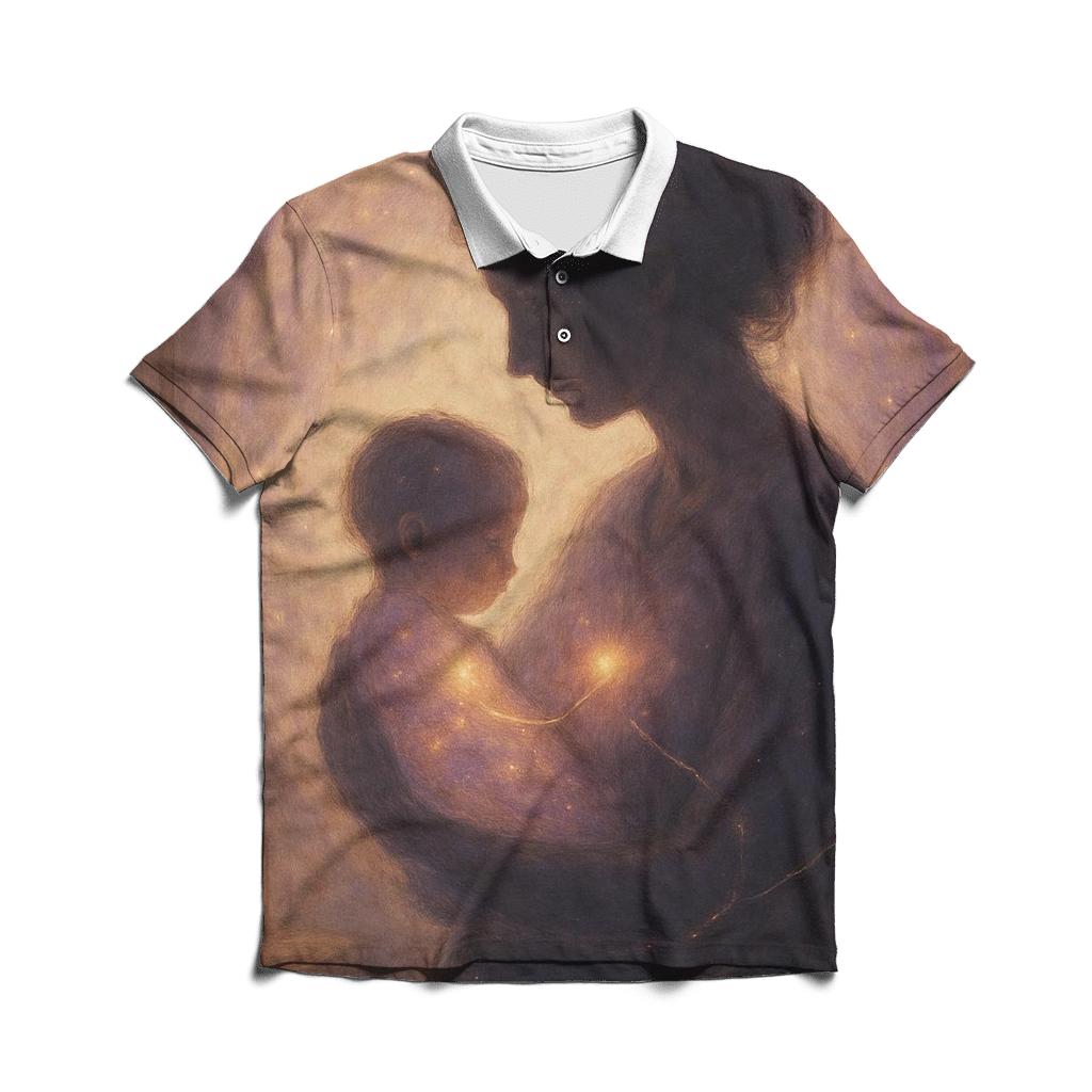 Cradle Of Light branded logo polo shirts