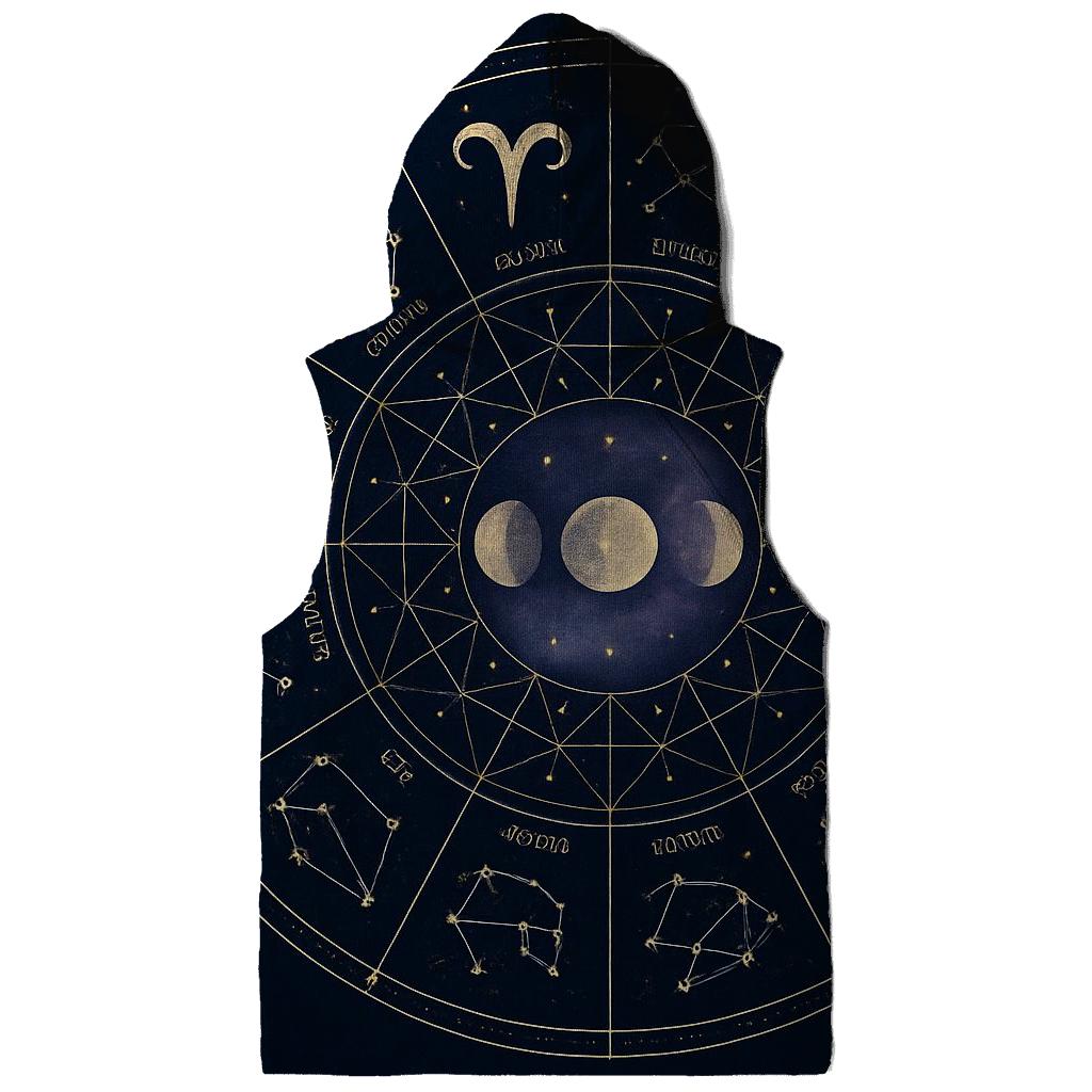 Celestial Zodiac Wheel Mandala hoodie styles
