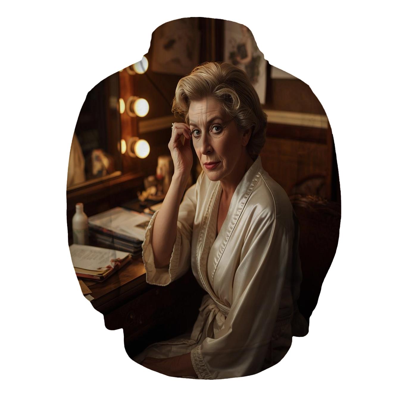 Polly Holliday Dressing Room Study hoodies fashion