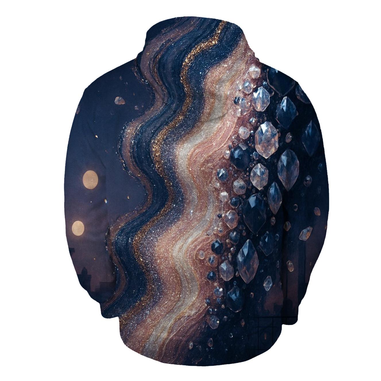 Opal Midnight Cascade custom hoodies