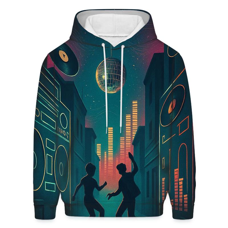 Starlit Boombox Alley premium hoodies