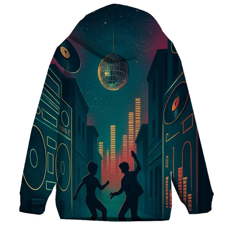 Starlit Boombox Alley premium hoodies